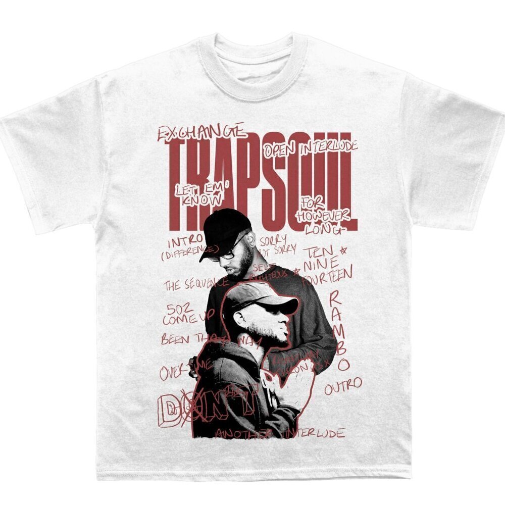 Bryson Tiller Trapsoul Sketchbook Rap Fan Graphic Unisex T-Shirt